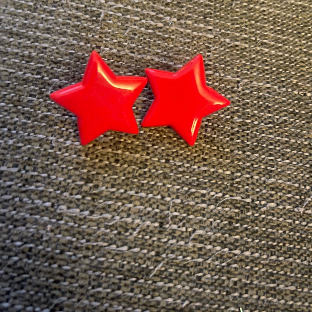 Red Star Kids Earrings